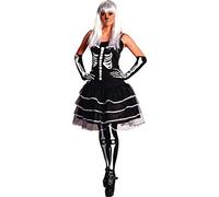 Rubies Disfraz Skelita para adulto, Vestido con mitones y medias, Licencia Oficial, Talla única, Esqueletos, Skeletons para Halloween, Carnaval, fiestas y cosplay