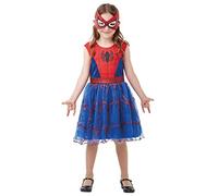 Rubies Disfraz Spider-girl clásico para niñas, Vestido y antifaz, Licencia Oficial Marvel, Spider-man, para Navidad, Carnaval, cumpleaños, fiestas, regalos