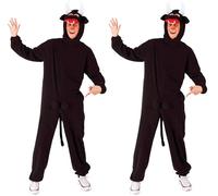 Rubies Disfraz Toro para Adulto, Unisex Talla Única, Jumpsuit con Capucha y Cola adjunta, Original de Rubies para Halloween, Carnaval, Fiestas, Despedida de Soltero, Cosplay y cumpleaños