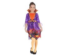 Rubies Disfraz Vampiresa Bonita para niñas, Vestido impreso con cuello alzado, Vampiro Twilight, Licencia Oficial para Fiestas, Cosplay, Halloween