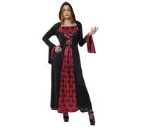 Rubies Disfraz Vampiresa Misteriosa para mujer, Vestido con capucha, Oficial Halloween, Carnaval, Fiestas y cosplay