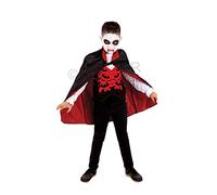 Rubies Disfraz Vampirito para niños y niñas, Chaleco y camisa con chorrera y capa, Vampiros, Drácula, Murciélagos para cosplay, fiestas