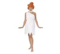 Rubies Disfraz Wilma Picapiedra para mujer, Vestido, collar y tocado para la cabeza, Talla Unica, Oficial The Flinstones para Carnaval, Despedidas soltera y fiestas