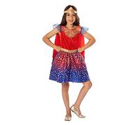 Rubies Disfraz Wonder Woman Deluxe para niñas, Vestido, diadema y capa, Oficial DC Comics, Warner B para Halloween, Carnaval, Navidad y cumpleaños