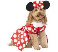 Rubies Disney Mickey & Friends-Disfraz para Mascotas, Minnie Mouse, Poliéster, Medium / 3, M (Neck: 14.5", Girth: 20", Back: 15")
