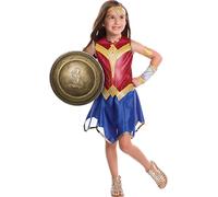 Disfraz De Wonder Woman Para Niña Con Escudo De 12"