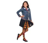 Rubies Falda Gryffindor para niñas, Falda Impresa digitalmente, Complemento, Licencia Oficial Harry Potter para cumpleaños, Fiestas, Cosplay y Carnaval