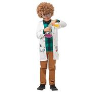 Rubies GENERIC s-Chaqueta oficial de científico loco, uniforme de médico de laboratorio, talla M para niños de 5 a 6, multicolor, 5-6 años (Rubie's 640785M)