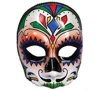 Rubies Generique - Semi máscara cráneo Día de los Muertos Adulto