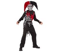 Rubies Halloween - Disfraz de Arlequín Malvado para niños, infantil 8-10 años 630925-L)