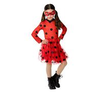 Rubies I-300834, vestido de tutú de Miraculous Ladybug, niña, rojo y negro