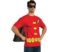 Rubies Juego de camiseta oficial de Robin, disfraz para adulto, talla XL para Halloween