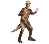 Rubies Jurassic World - Disfraz de dinosaurio T-Rex para niños, infantil talla 8-10 años (610814-L)