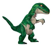 Rubies Disfraz Hinchable Velociraptor para Adulto, Unisex, Talla única, Hinchable completo para halloween, carnaval, fiestas, despedida de soltero, Cosplay y cumpleaños