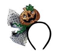 RUBIE'S Kürbis Diadema para adultos calabaza con lentejuelas, color negro, talla única (Rubies 156647)