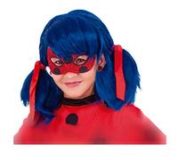 Rubie's - Ladybug - Antifaz infantil con purpurina de Superhéroe Talla única ㅤ