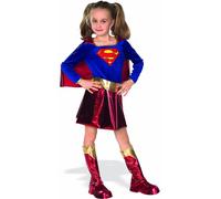 Rubie's Lujo Niños Supergirl Disfraz Superhéroe Dc Comics Capa Halloween 882314