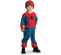 RUBIES - Marvel Oficial - Disfraz infantil clásico Spider-Man - 2/3 años - Disfraz con mono + gorro. Para Carnaval, Halloween, cumpleaños