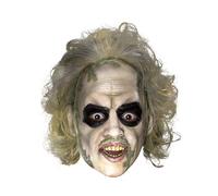 Rubies Máscara Beetlejuice Vinilo para adulto, Accesorio, Complemento para disfraz, Licencia Oficial Beetlejuice para Halloween, Carnaval y Cosplay