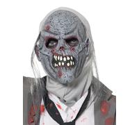 Rubies Máscara de Bestia Zombie ensangrentado para adultos, Moldeada, Talla única, Accesorio, Complemento para disfraz para Halloween, Carnaval, Cosplay y fiestas