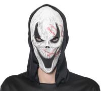 Rubies Máscara Fantasmagórico ensangrentado para adultos, Accesorio, Complemento para disfraz, Talla única, Unisex para Halloween, Carnaval, Cosplay y despedidas