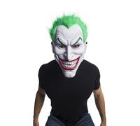 Rubies Máscara Joker con pelo para adultos, Talla única, Accesorio de disfraz para Halloween, Carnaval y Fiestas