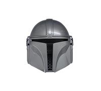 Rubies Máscara Mandaloria Shallow para niños y niñas, Oficial Serie The Mandalorian, máscara hecha en plástico con ajuste en velcro, ideal para halloween, navidad, carnaval y cumpleaños.
