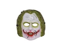 RUBIE'S- Masque Máscara Joker Dark Knight PVC, Dibujos Animados, Color Blanco/Verde, niño (Rubies I-301355)