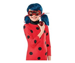 RUBIE'S Miraculous Officiel - Kit de accesorios LadyBug infantil con un lobo brillante + un Yo-Yo + pendientes de clip. Ideal para Carnaval, Halloween o Aniversario LadyBug Miraculous