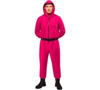 Rubies - Netflix Oficial - Disfraz de guardia Squid Game para adultos, talla S Carnaval