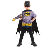 Rubies Official Batman Dress Up Set Child Costume, Kids Fancy Dress, Size Ages 4