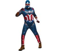 Rubies Official Brave New World Captain America Deluxe Adult, Adult Fancy Dress
