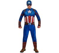 Rubies Official Captain America Classic Adult Costume, Adult Fancy Dress
