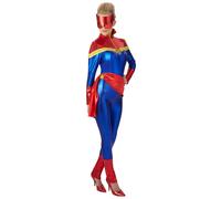 Rubie's Official Captain Marvel Costume, Ladies, Small