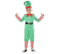 Rubies Official Child Elf Costume, Kids Christmas Fancy Dress 7-8 Years
