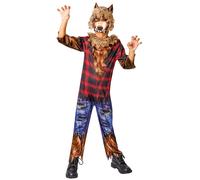 Hombre Lobo Disfraz Niños Halloween Terror Fiesta de Disfraces