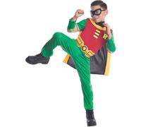Rubie's Official DC Comic Teen Titan Robin Child Costume, Superhero Fancy Dress