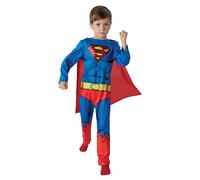 Rubie's Official DC Comics Superman Boys Fancy Dress, Kids Superhero Comic Book