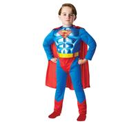 Rubie's Official DC Comics Superman Metallic Chest Costume, Childs Fancy Dress S