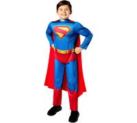 Rubie's Official DC Deluxe Superman Costume, Kids Superhero Fancy Dress 9-10 Yea