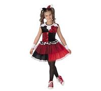 Rubies Official DC Super Villians Harley Quinn Tutu Dress, Kids Fancy Dress 3-5