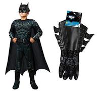 Rubies Official DC The Batman, Batman Deluxe Child Costume, Kids Superhero Fancy