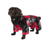 Rubie's Official Deadpool Dogpool Pet Costume, Dog/Pet Fancy Dress, Size L Red &