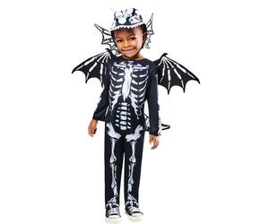 Rubies Official Dragon Skeleton Child Costume, Fancy Dress 7-8 Years