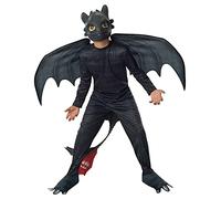Rubie's Official DreamWorks How To Train Your Dragon 2 Toothless Night Fury Child Costume, Kids Fancy Dress