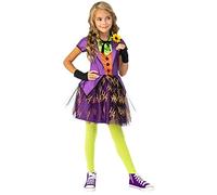Rubie's Official Girl's DC Super Villains Joker Costume Tutu Dress, Kids Fancy D