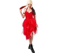 Rubies Official Harley Quinn Ladies Red Dress Halloween Suicide Squad 2 Women’s