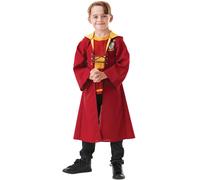 Rubie's Official Harry Potter Quidditch Robe Childs Costume 9-10 años Multicolor