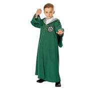 Rubies Official Harry Potter Slytherin Quidditch Child Robe, Kids Fancy Dress 11