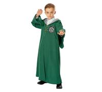 Rubies Official Harry Potter Slytherin Quidditch Child Robe, Kids Fancy Dress 3-